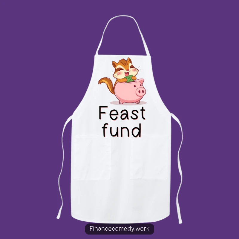 Funny Chipmunk Apron: Cook Up Savings with This Determined Design