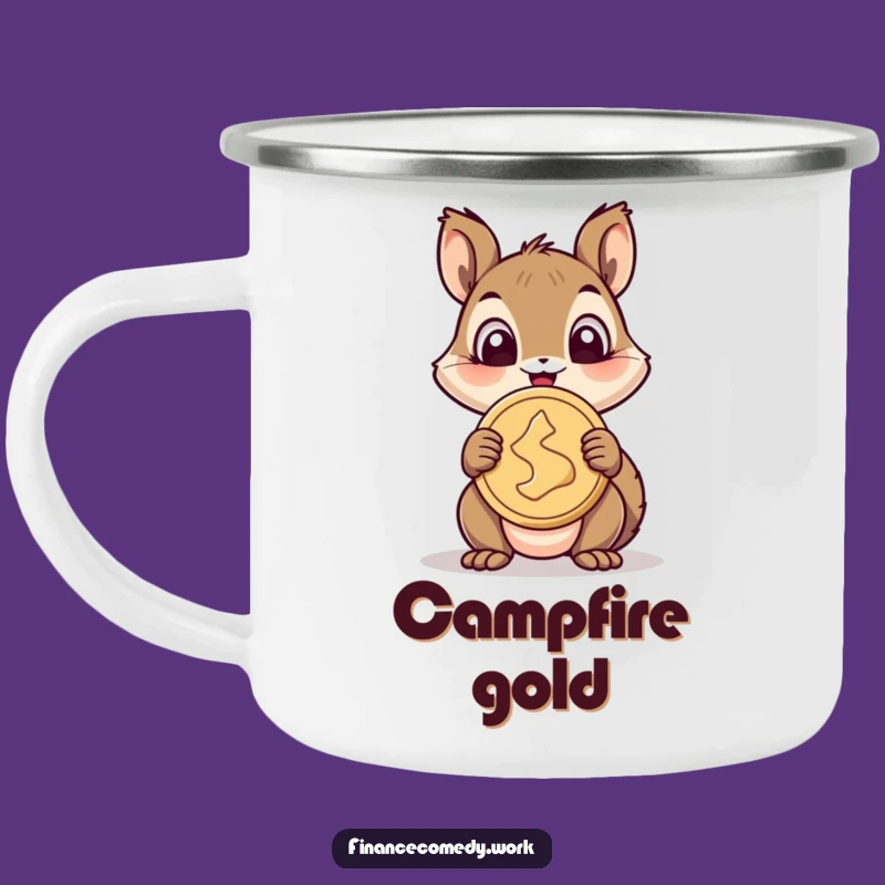 Funny Squirrel Camping Mug: Your Hilarious Trail Buddy for Coffee and Cheer