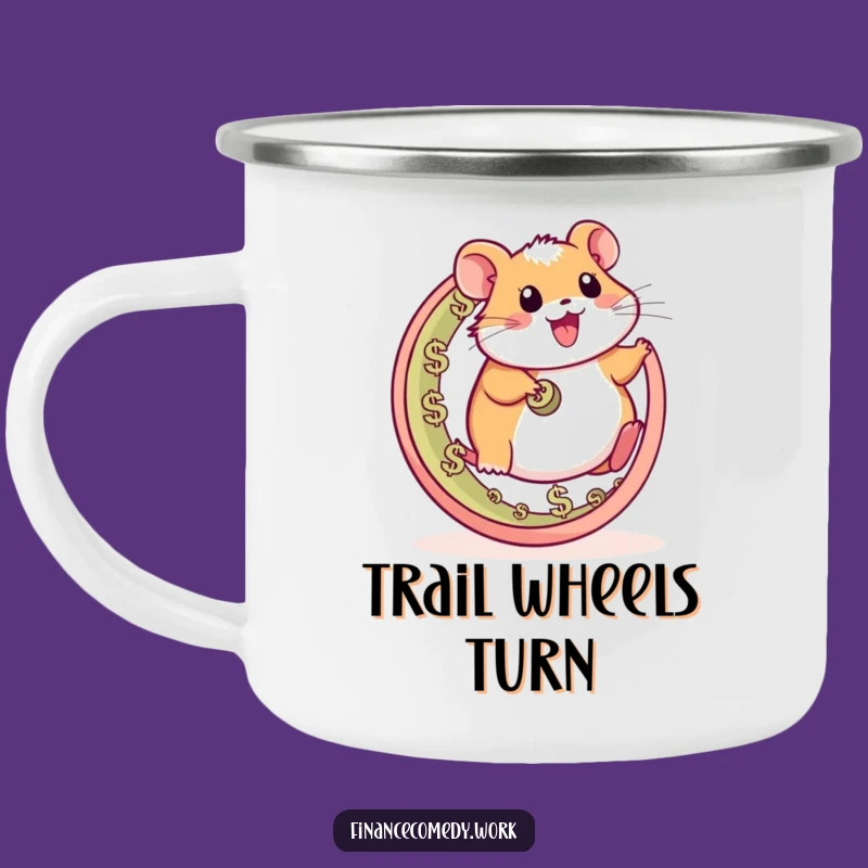 Funny Hamster Camping Mug: Your Hilarious Trail Buddy for Energetic Sips