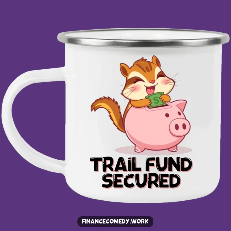 Funny Chipmunk Camping Mug: Your Hilarious Trail Buddy for Savvy Sips