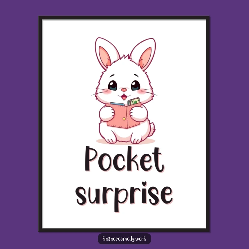 Funny Bunny Digital Art: Instant Funny Surprise for Your Walls
