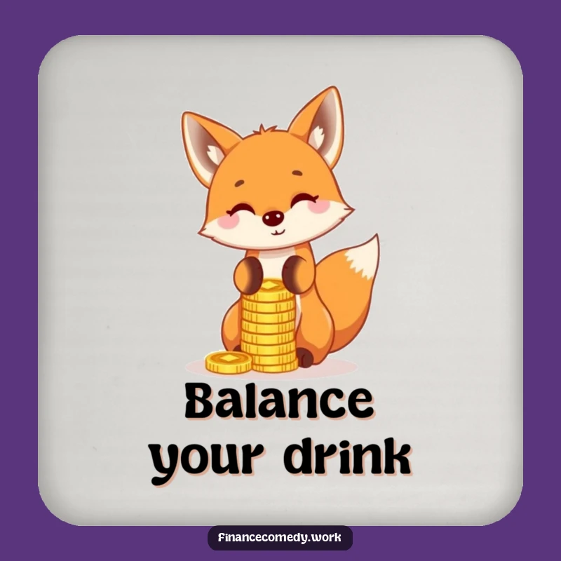 Funny Fox Coaster: Protect Surfaces with This Hilarious Balance Master