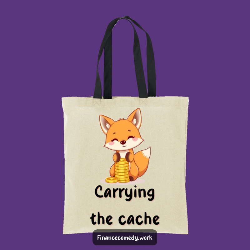 Funny Fox Coin Tote Bag: Carry Your Funny Treasures with Playful Style