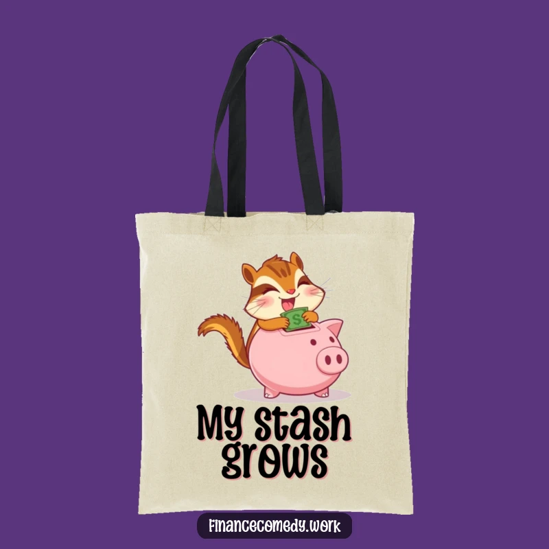 Funny Chipmunk Tote Bag: Carry Your Funny Goals with This Glee-Filled Design